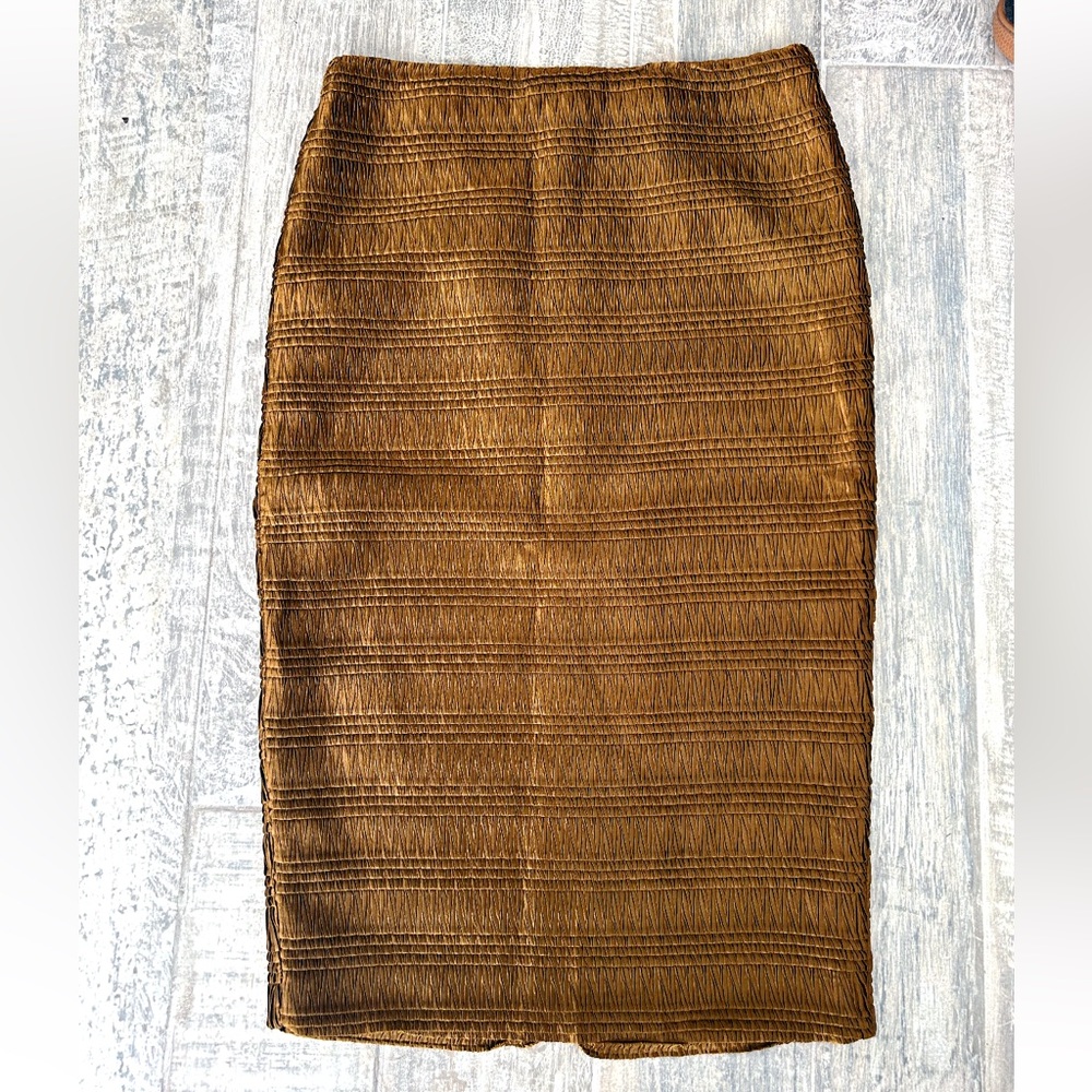 BEULAH Gilded Gold Skirt